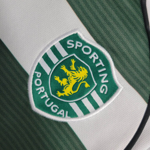 Long Sleeve Sporting Home 2001/02 Retro Fan