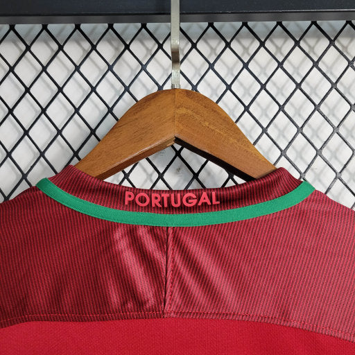 Long Sleeve Portugal Home 2016 Retro Supporter