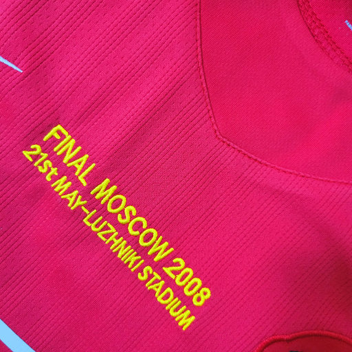 Long Sleeve Manchester United Home 2007/08 Retro Fan