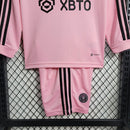 Inter Miami Manga Longa Home 2023/24 Infantil