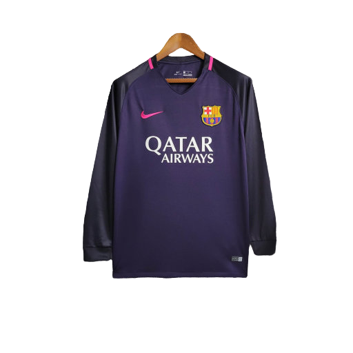 Long Sleeve Barcelona Away 2016/17 Retro Fan
