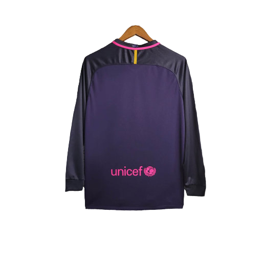Long Sleeve Barcelona Away 2016/17 Retro Fan