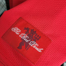 Manga Longa Manchester United Home 2007/08 Retrô Torcedor