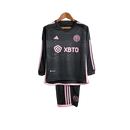 Inter Miami Manga Longa Away 2023/24 Infantil