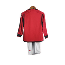 Manchester United Manga Longa Home 2023/24 Infantil