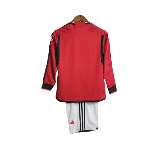 Manchester United Long Sleeve Home 2023/24 Children