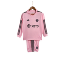 Inter Miami Manga Longa Home 2023/24 Infantil