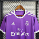 Real Madrid Away 2017/18 Patchs Retrô Torcedor