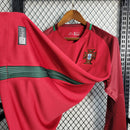 Long Sleeve Portugal Home 2016 Retro Supporter