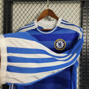 Manga Longa Chelsea Home 2011/12 Retrô Torcedor