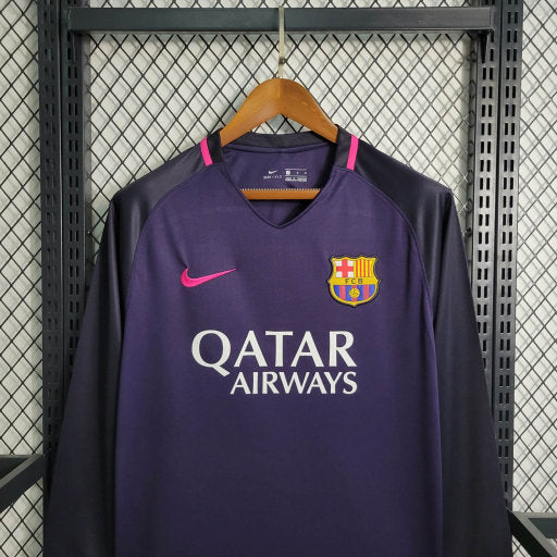 Long Sleeve Barcelona Away 2016/17 Retro Fan