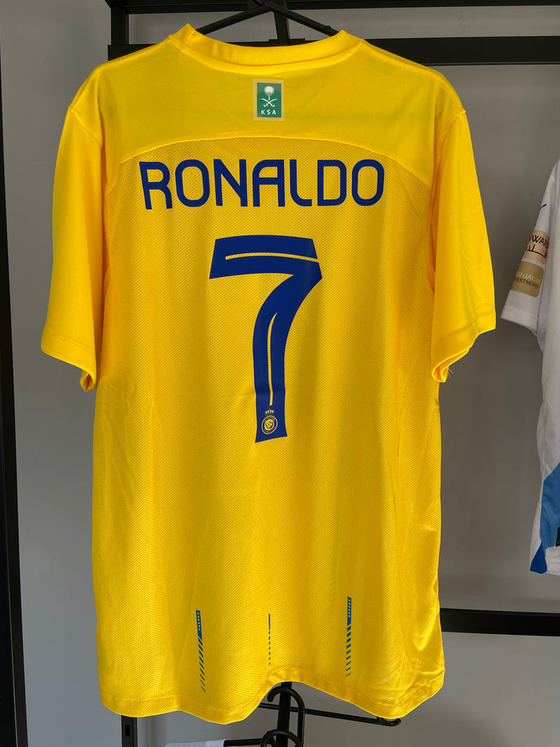 Al Nassr Home 2023/24 Ronado 7 Fan Ready Delivery