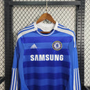 Manga Longa Chelsea Home 2011/12 Retrô Torcedor