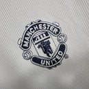 Manga Longa Manchester United Away 2000/01 Retrô Torcedor