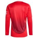 Manga Longa Manchester United Home 2024/25 Torcedor