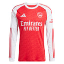 Manga Longa Arsenal Home 2025/26 Torcedor