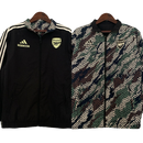 Jaqueta Corta Vento Dupla Face Arsenal