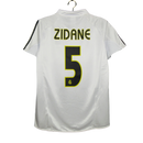 Real Madrid Home 2004/05 Zidane 5 Retrô Torcedor