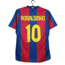 Barcelona Home 2007/08 Ronaldinho 10 Retro Torcedor