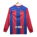 Manga Longa Barcelona Home 2023/24 Torcedor Pronta Entrega
