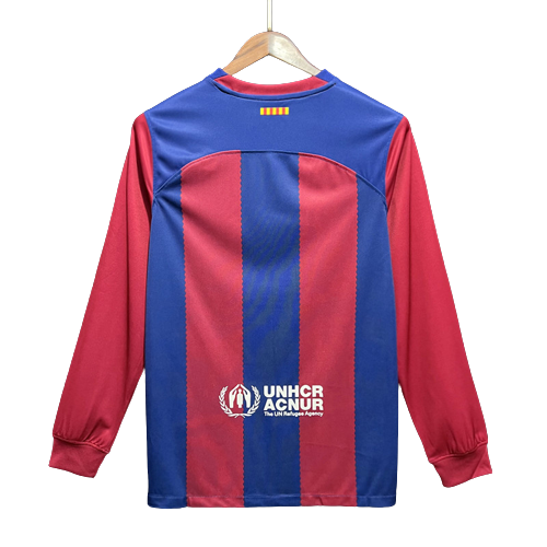 Long Sleeve Barcelona Home 2023/24 Fan Ready for Delivery