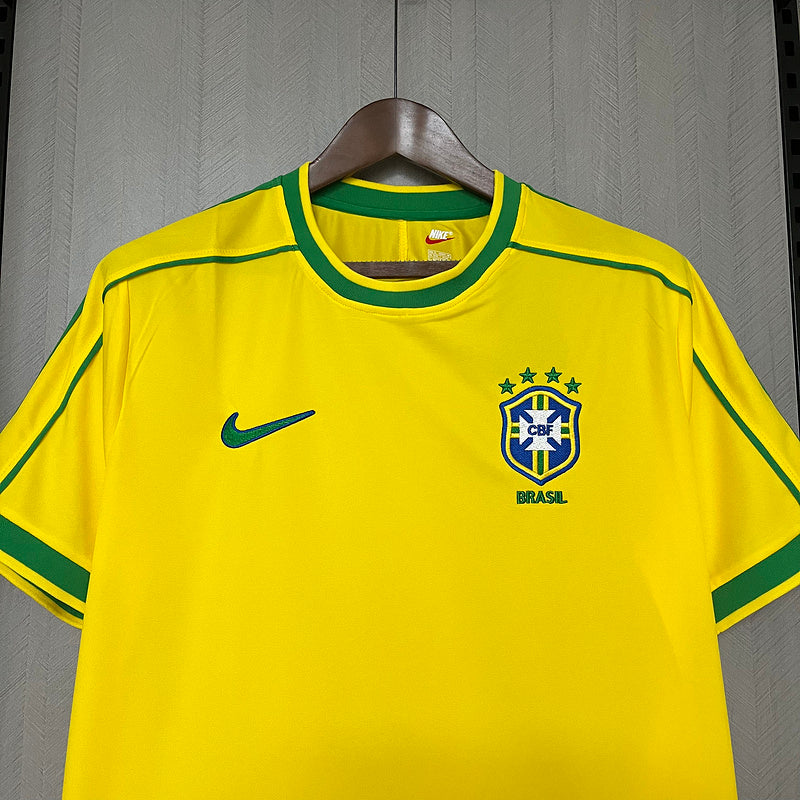 Brazil Home 1998 Ronaldo 9 Retro Fan