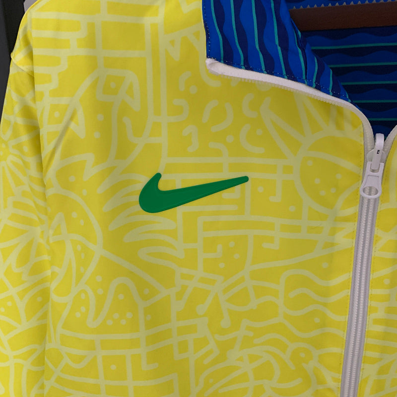 Brazil Double Sided Windbreaker Jacket