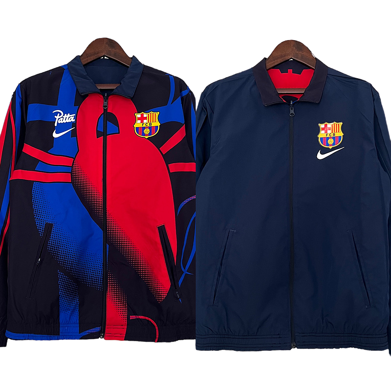Barcelona Double Sided Windbreaker Jacket