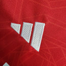 Manga Longa Manchester United Home 2023/24 Torcedor Pronta Entrega