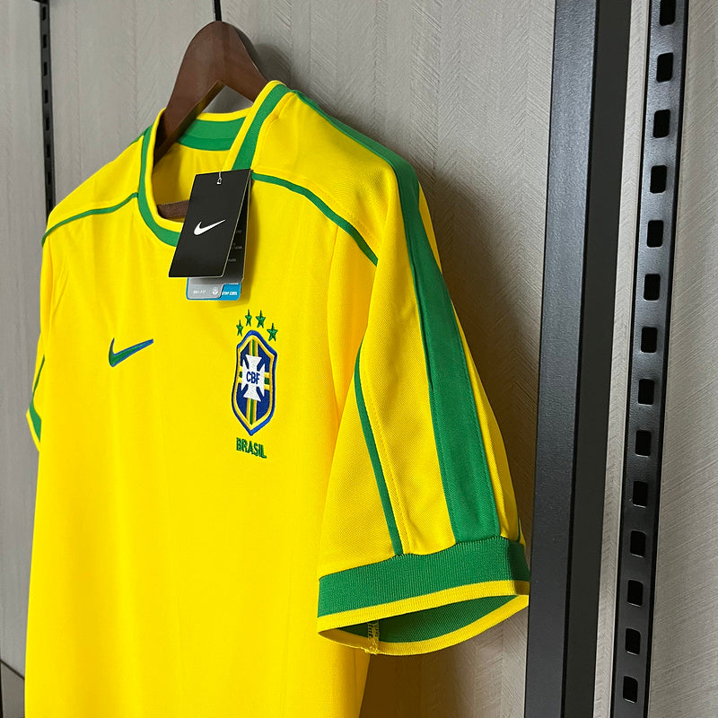 Brazil Home 1998 Ronaldo 9 Retro Fan