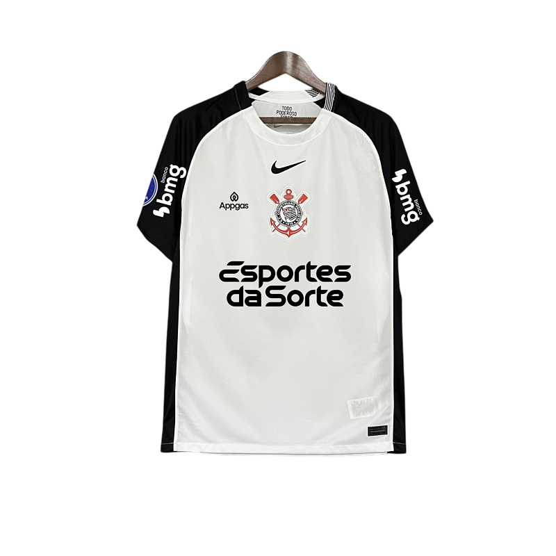 Corinthians I 2025/26 C/Patch Sulamericana e Patrocinios Torcedor