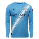 Manga Longa Manchester City Home 2025/26 Torcedor
