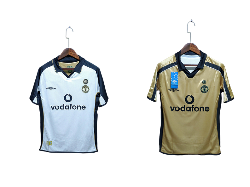 Manchester United 100 Anos 2001/02 Retro Dupla Face