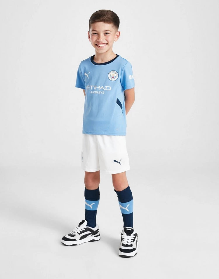 Manchester City 2024/25 Home Children's Kit