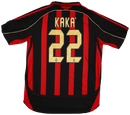 Milan Home 2006/07 Kaká 22 Retrô Torcedor